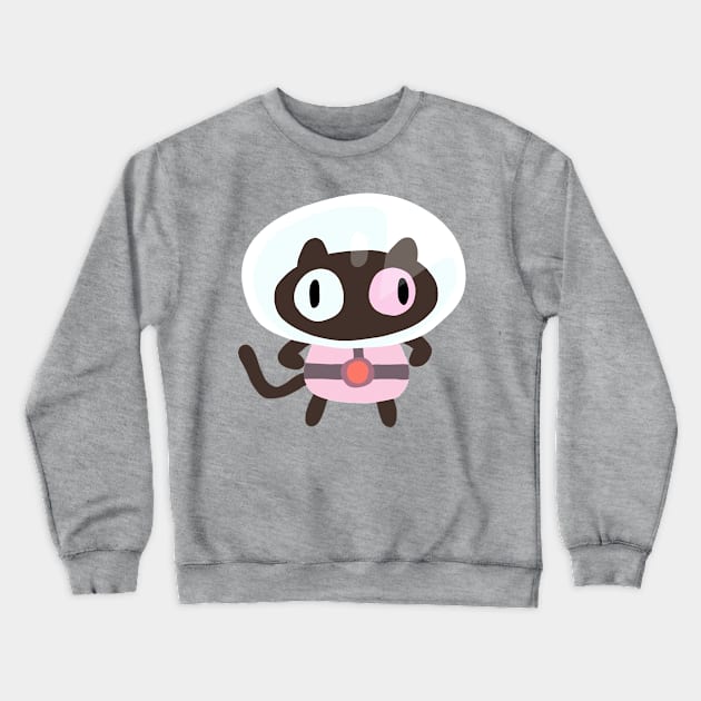 Steven Universe Cookie Cat Crewneck Sweatshirt by valentinahramov